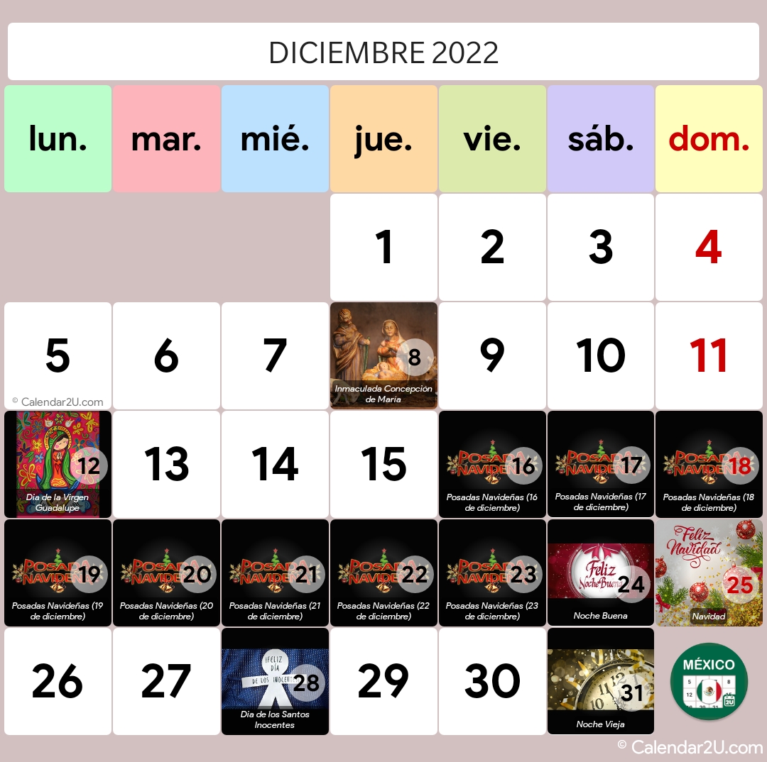 Mexico Calendar