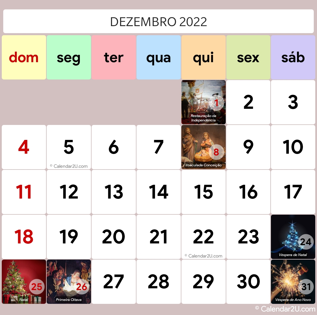 Portugal Calendar