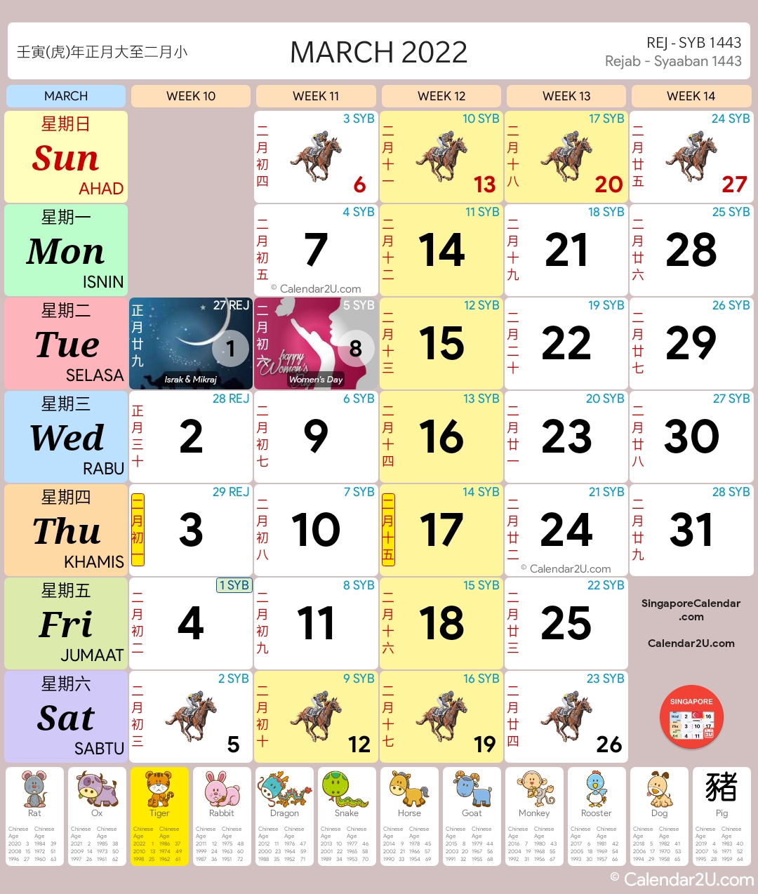 Narutọ 2022 Calendar: OFFICIAL 2022 Calendar - Singapore