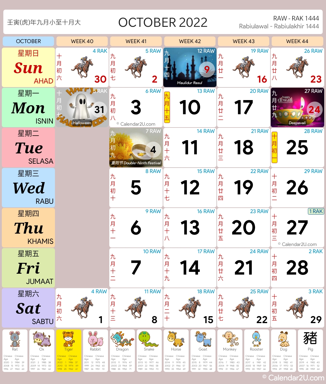 Narutọ 2022 Calendar: OFFICIAL 2022 Calendar - Singapore