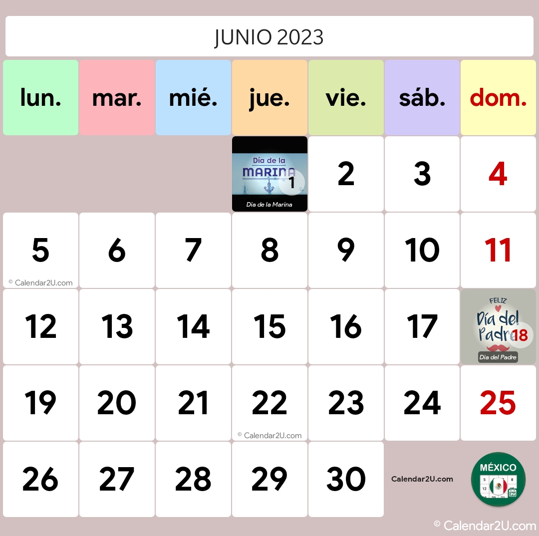 Mexico Calendar