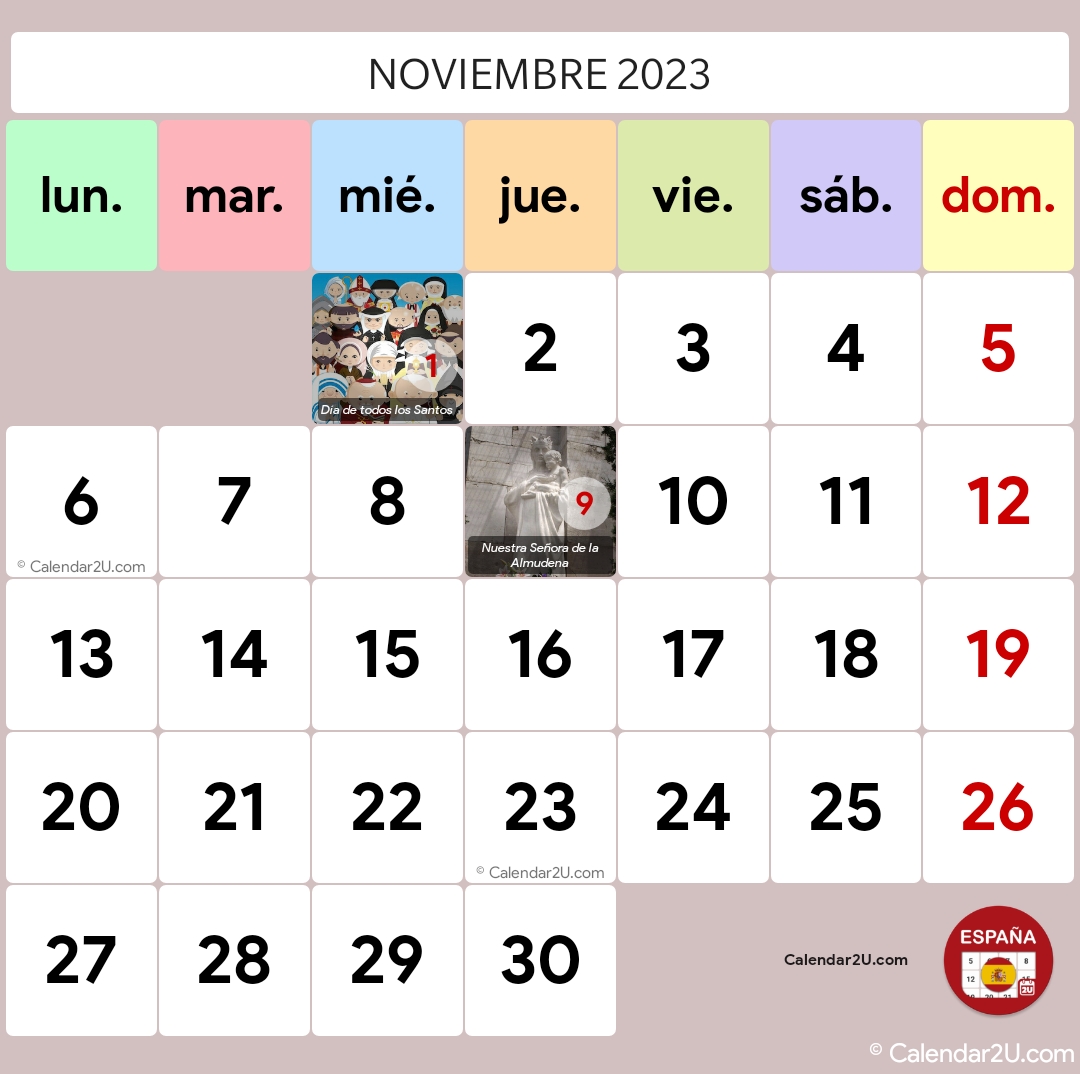 Calendar Image 2023 11