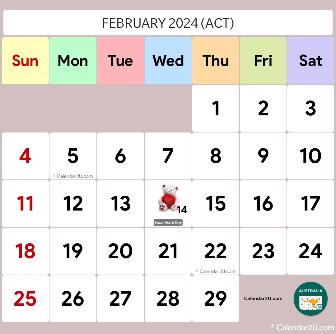 Australia Calendar