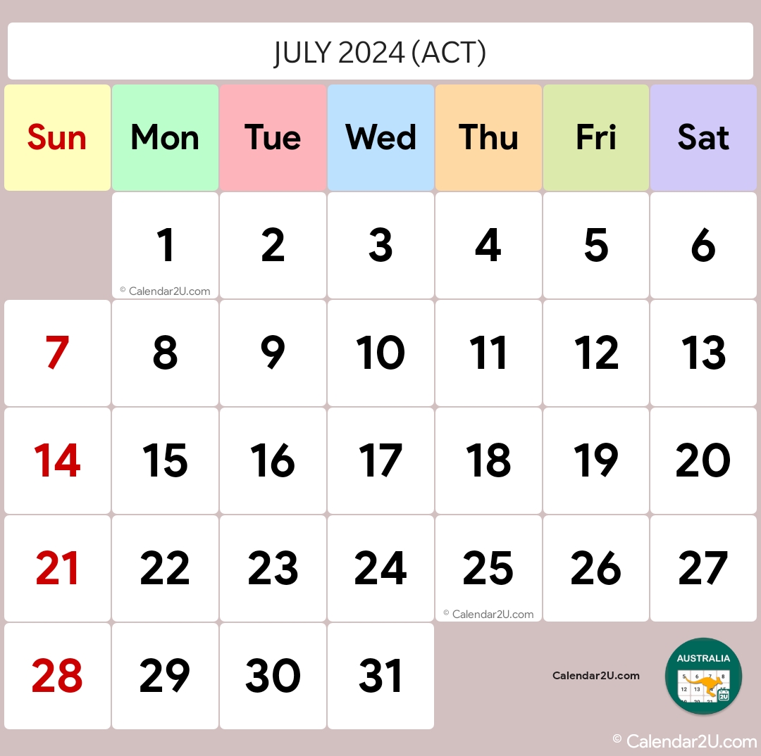 Australia Calendar