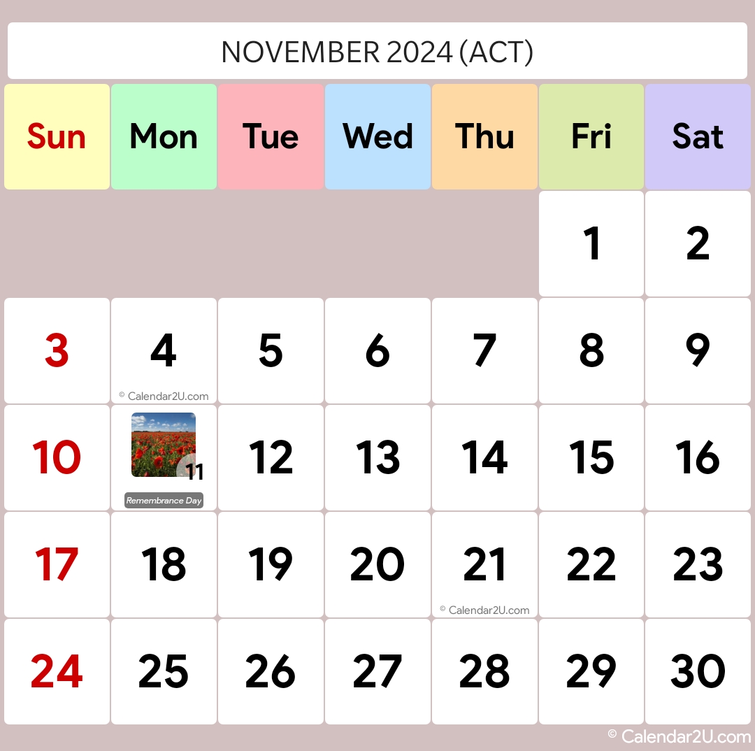 Australia Calendar