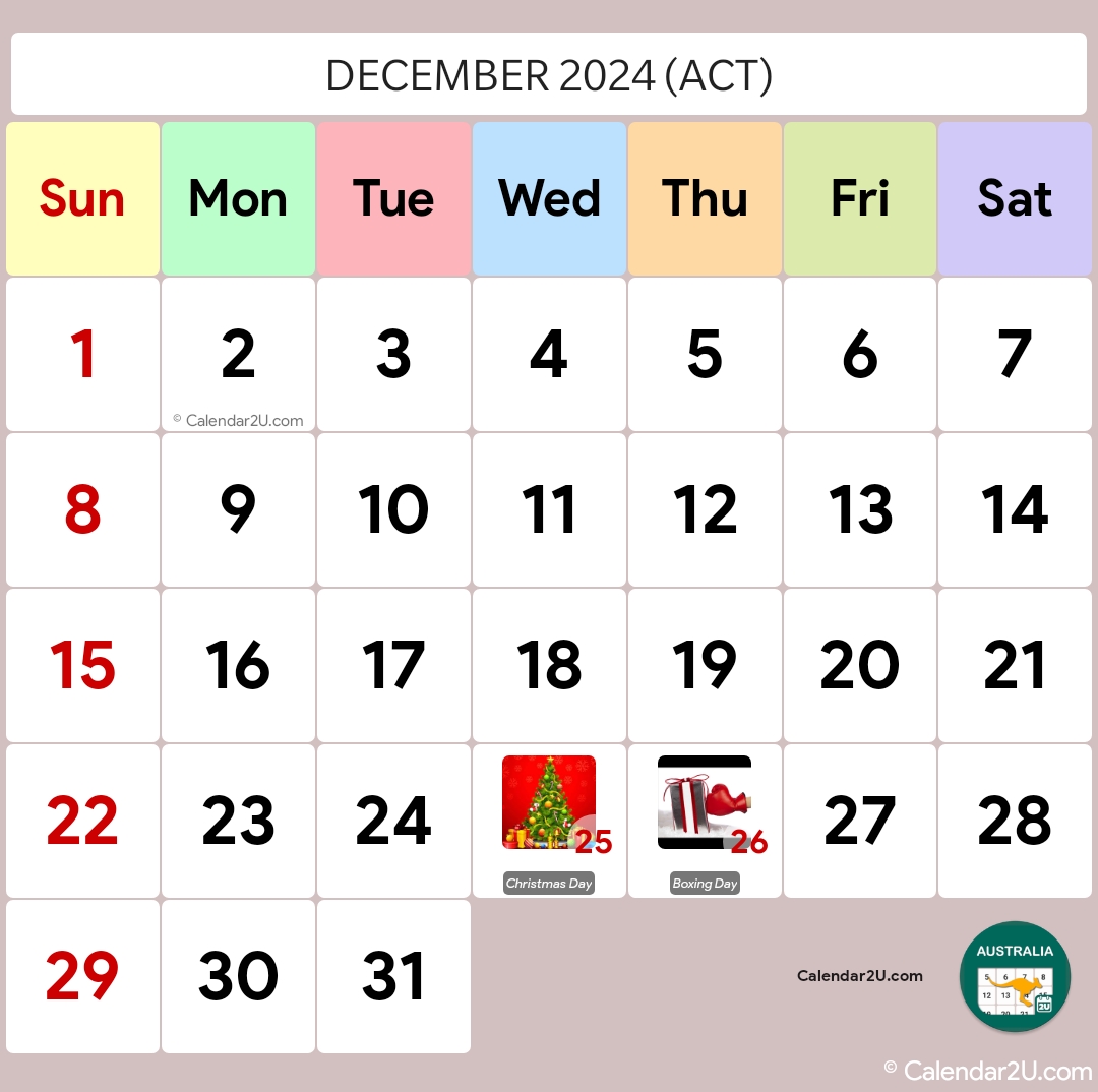 Australia Calendar