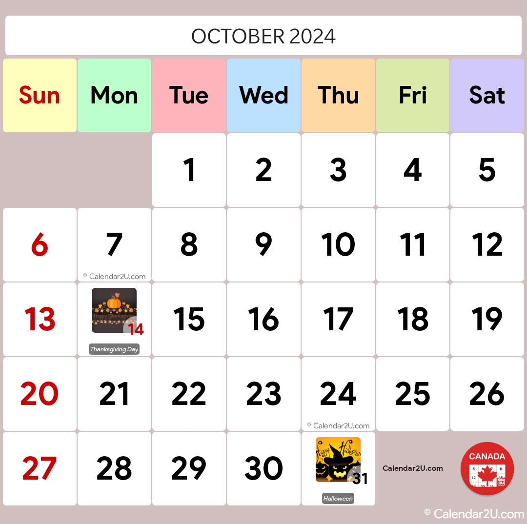 Canada (Canada) Calendar