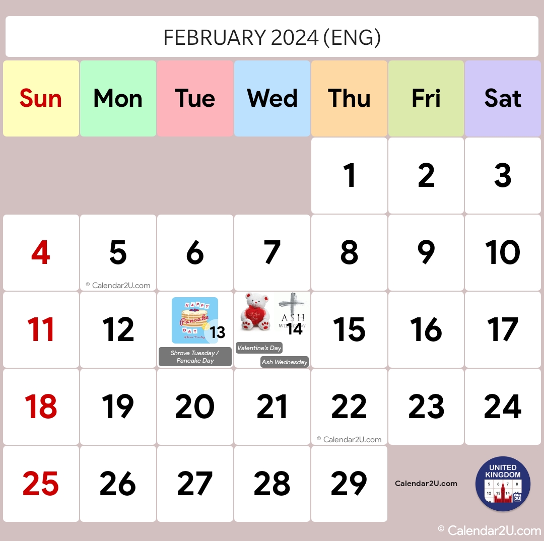 United Kingdom Calendar