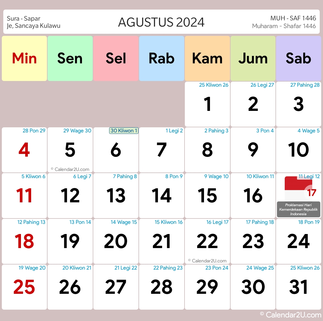 Calendar2U