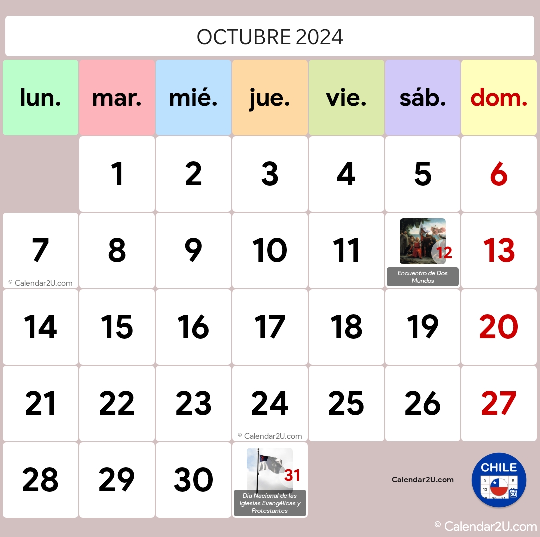 Calendar Image 2024 10