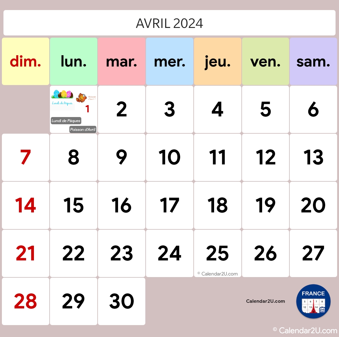 France Calendar
