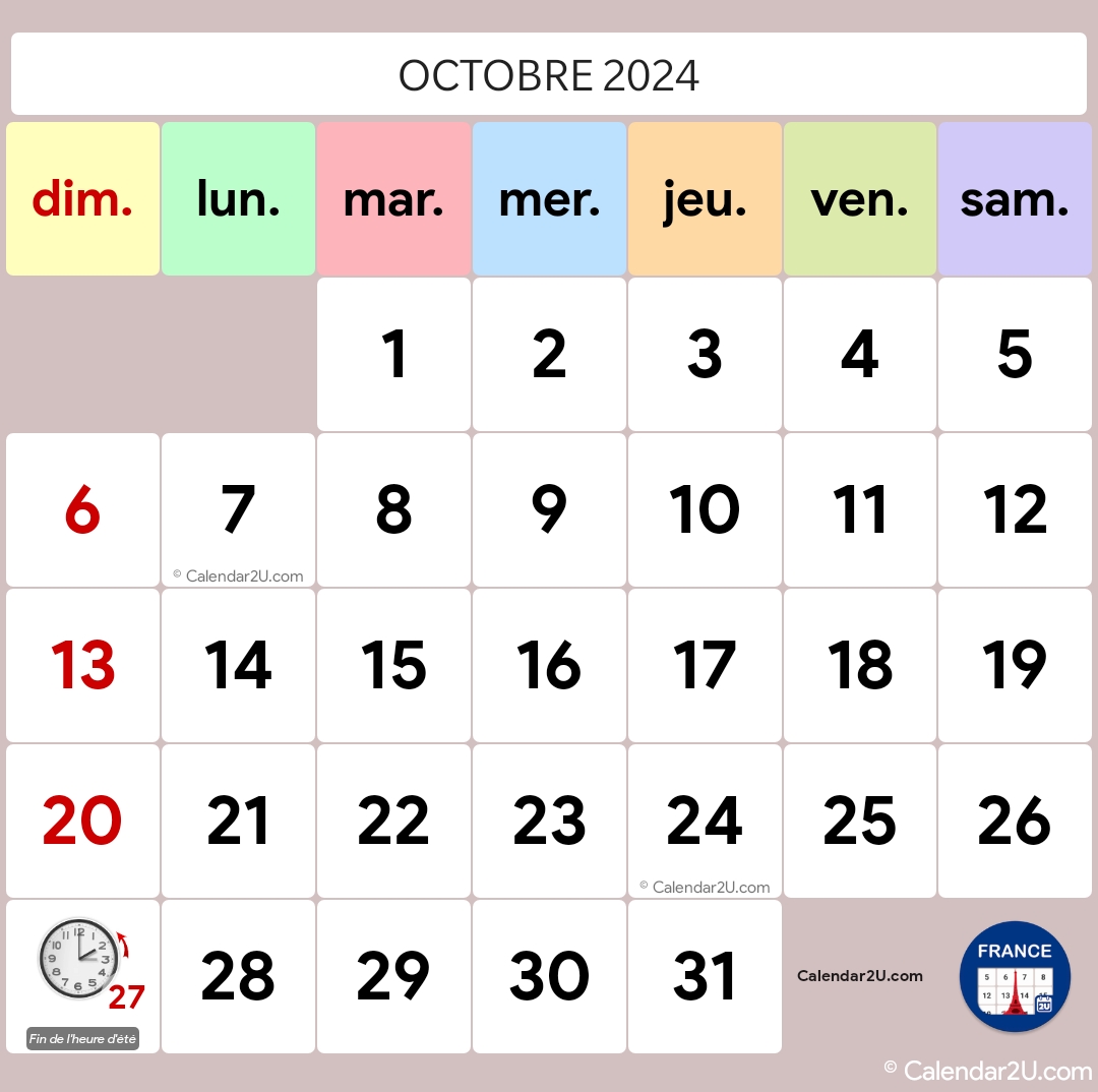 France (France) Calendar