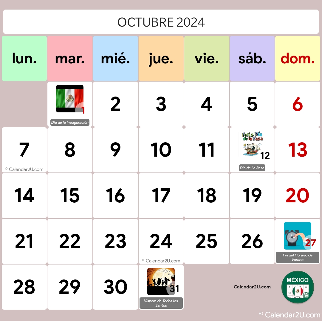 Mexico Calendar