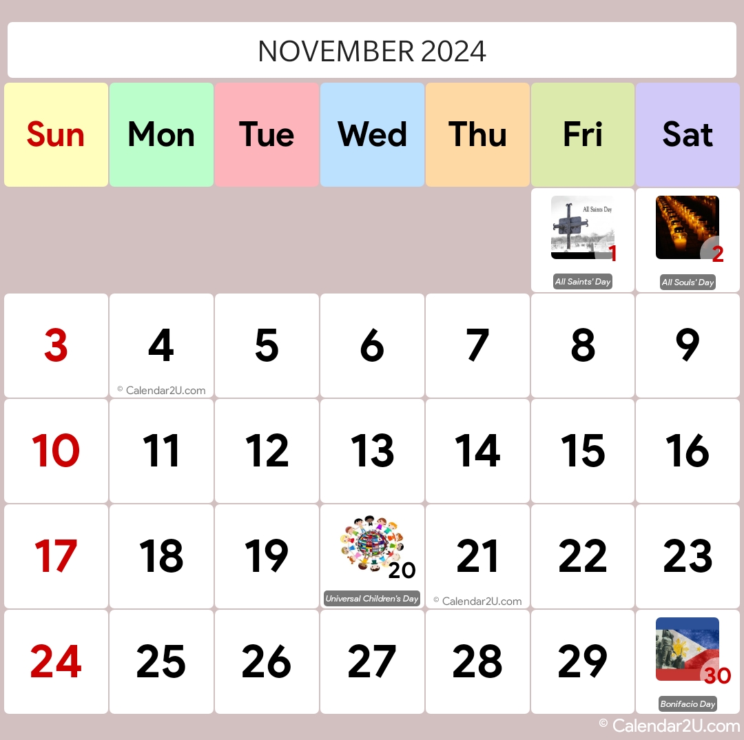 Philippines Calendar