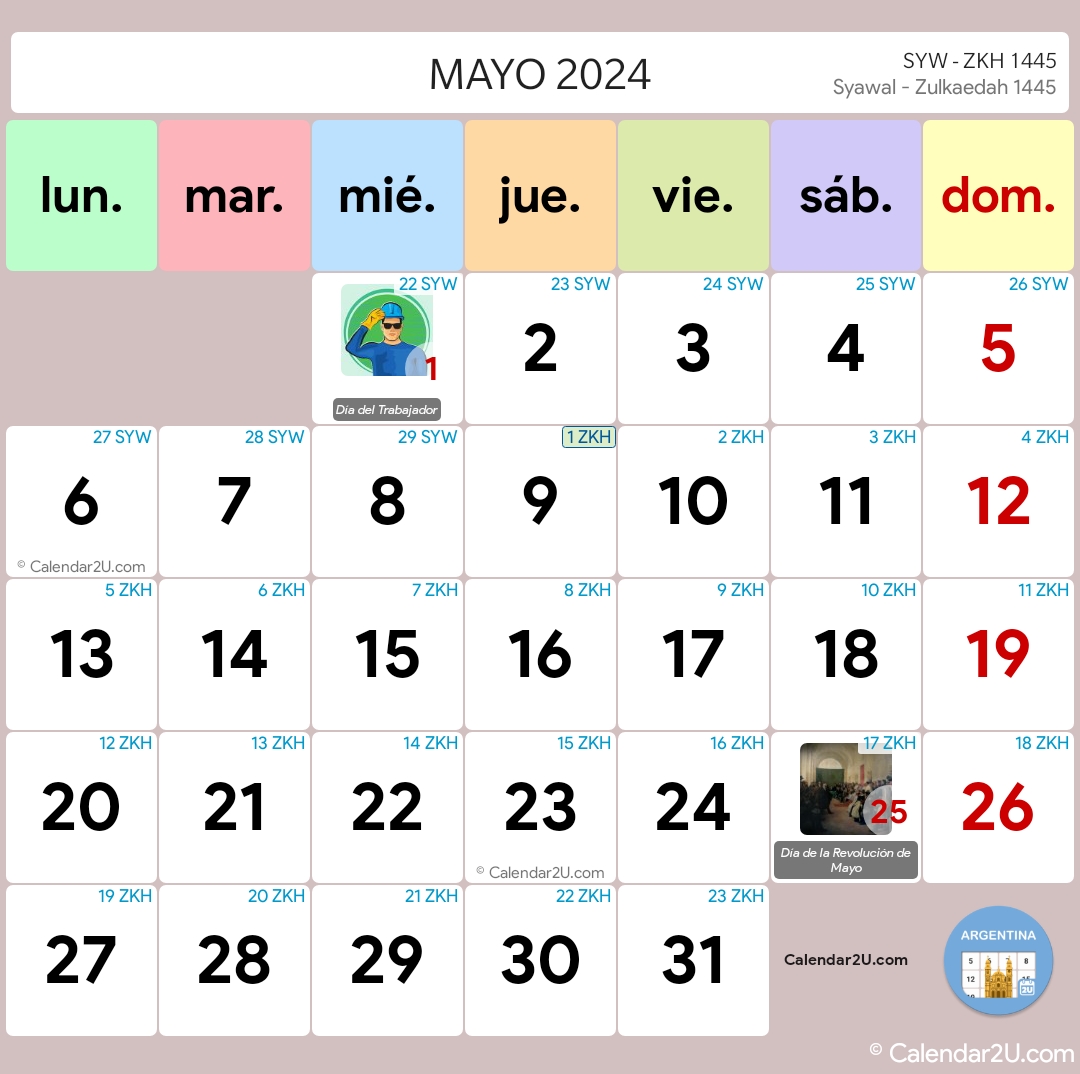 Argentina (Argentina) Calendar