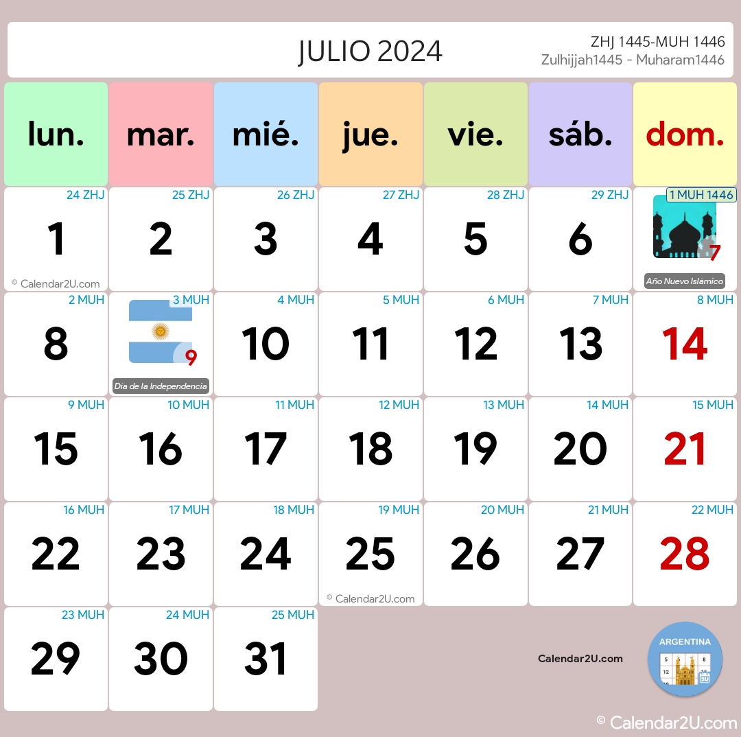 Argentina Calendar
