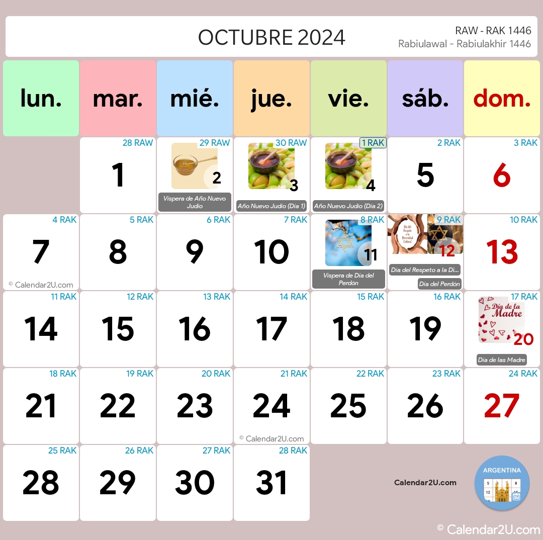 Argentina (Argentina) Calendar