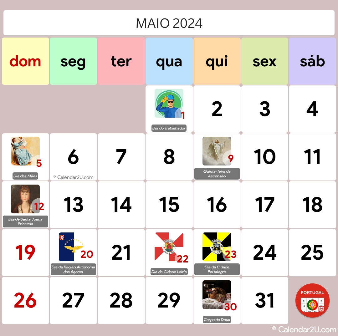 Portugal (Portugal) Calendar
