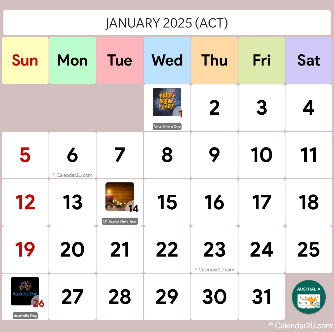 Australia Calendar