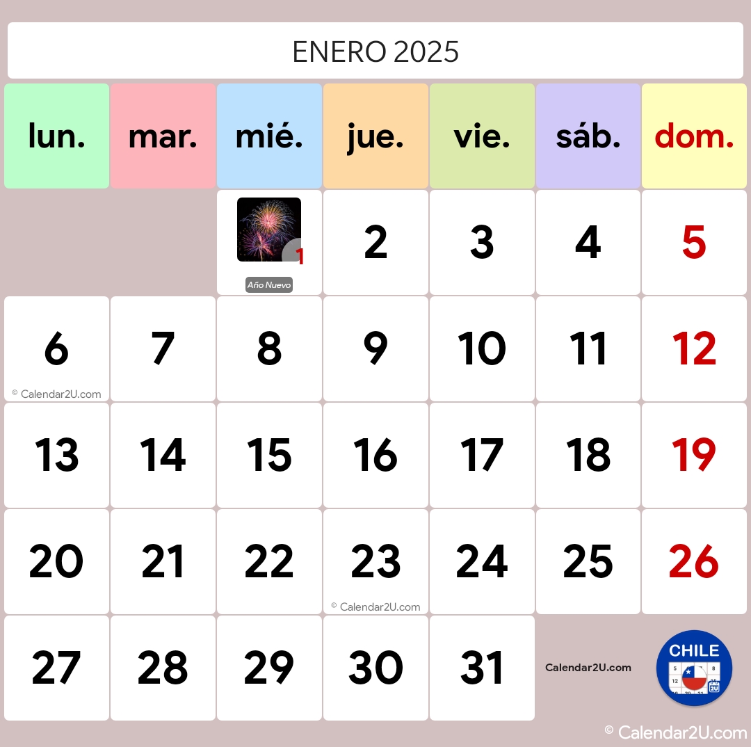 Chile Calendar