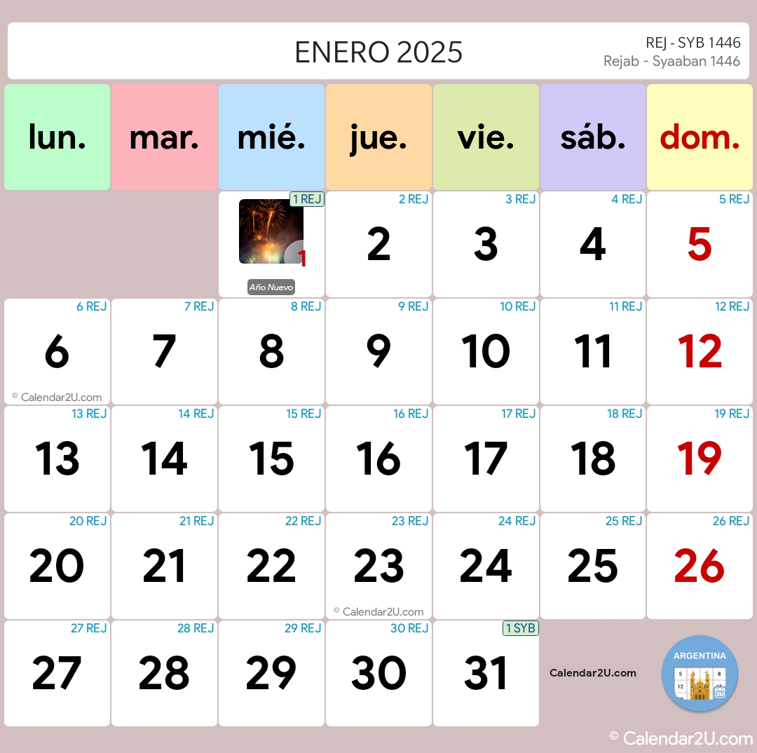 Argentina Calendar