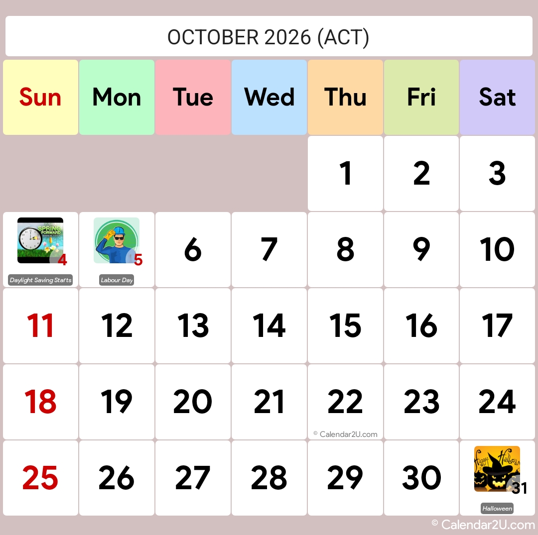Calendar Image 2026 10