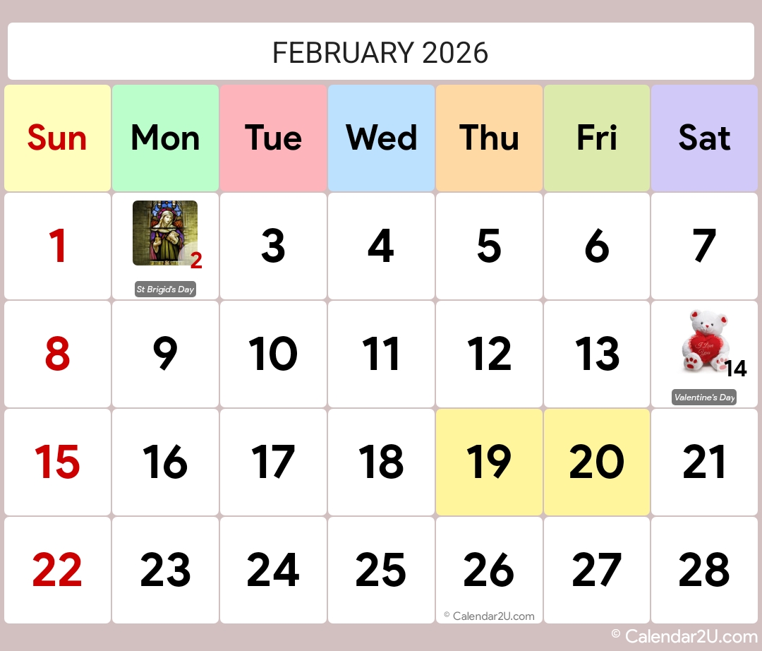 Calendar Image 2026 2