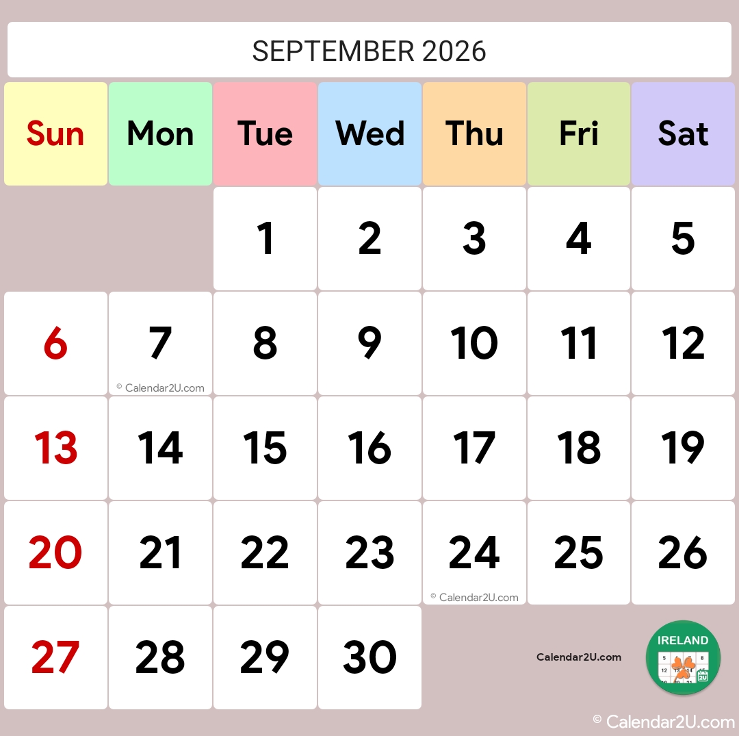 Calendar Image 2026 9