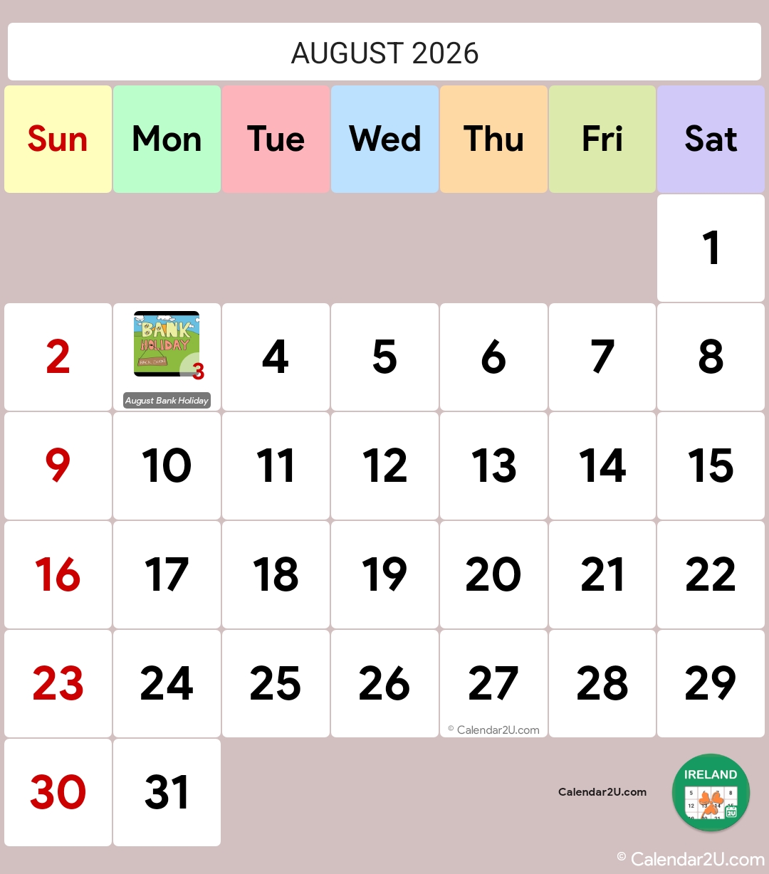 Calendar Image 2026 8