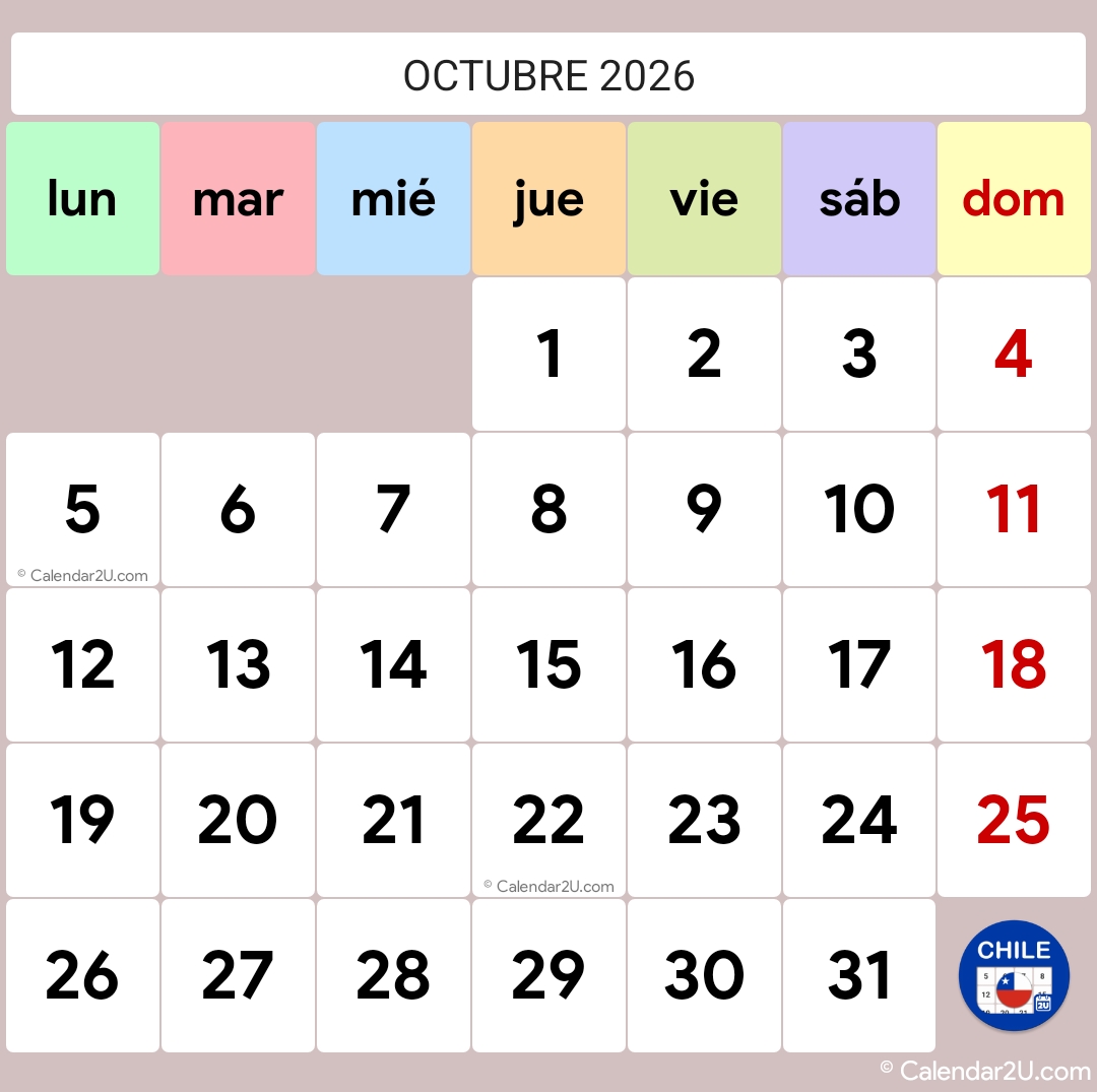 Calendar Image 2026 10