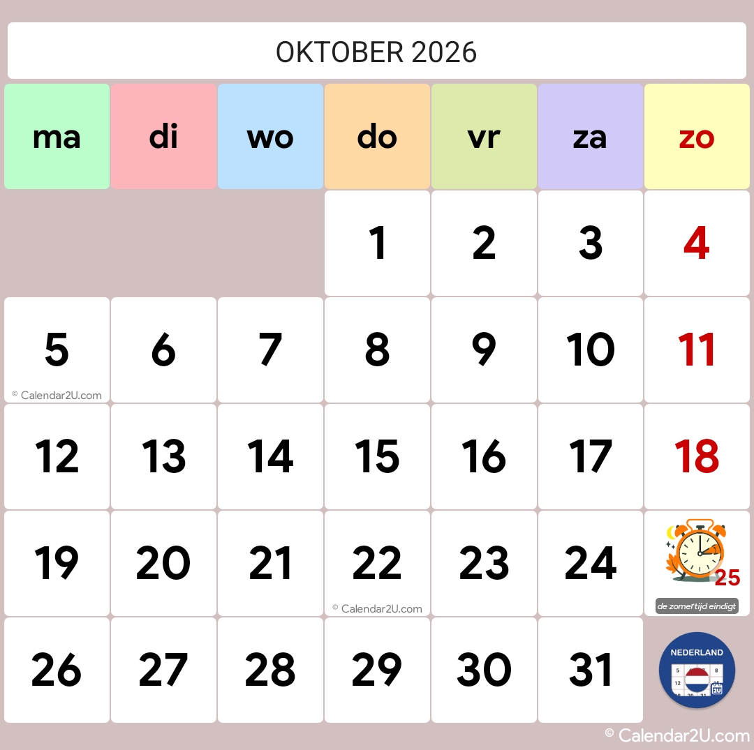 Calendar Image 2026 10