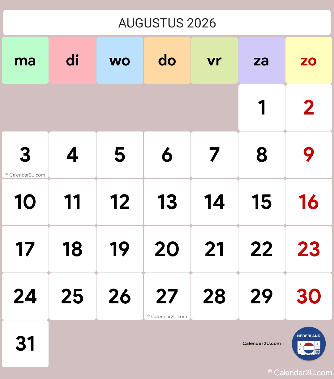 Calendar Image 2026 8