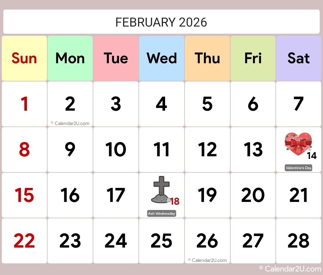 Calendar Image 2026 2