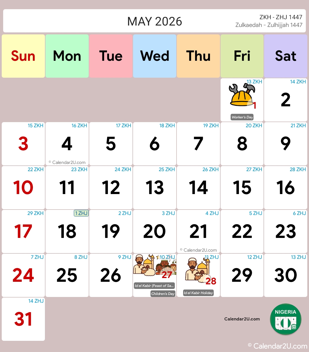 Calendar Image 2026 5