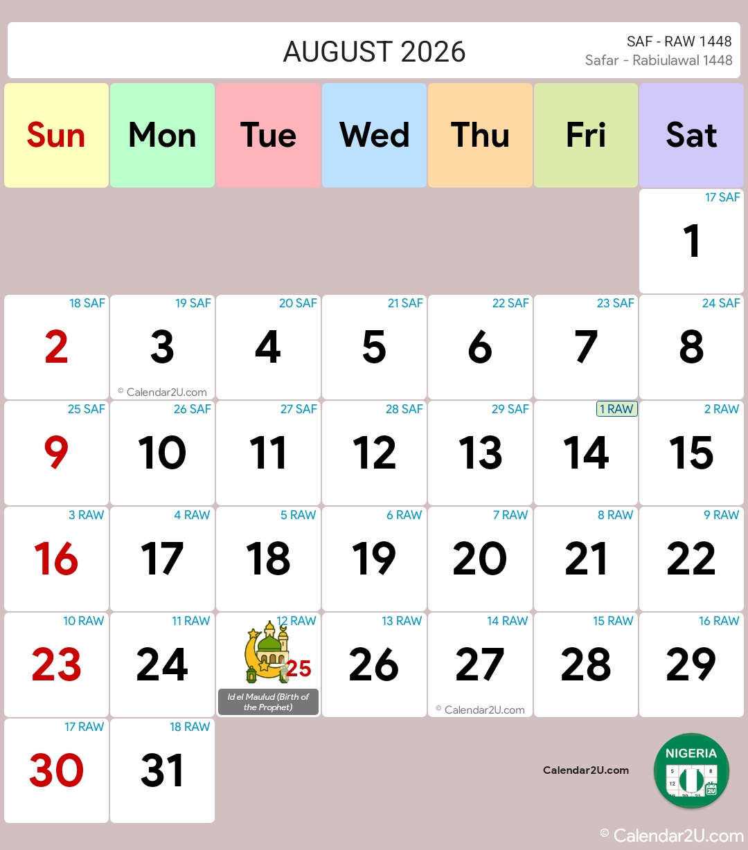 Calendar Image 2026 8