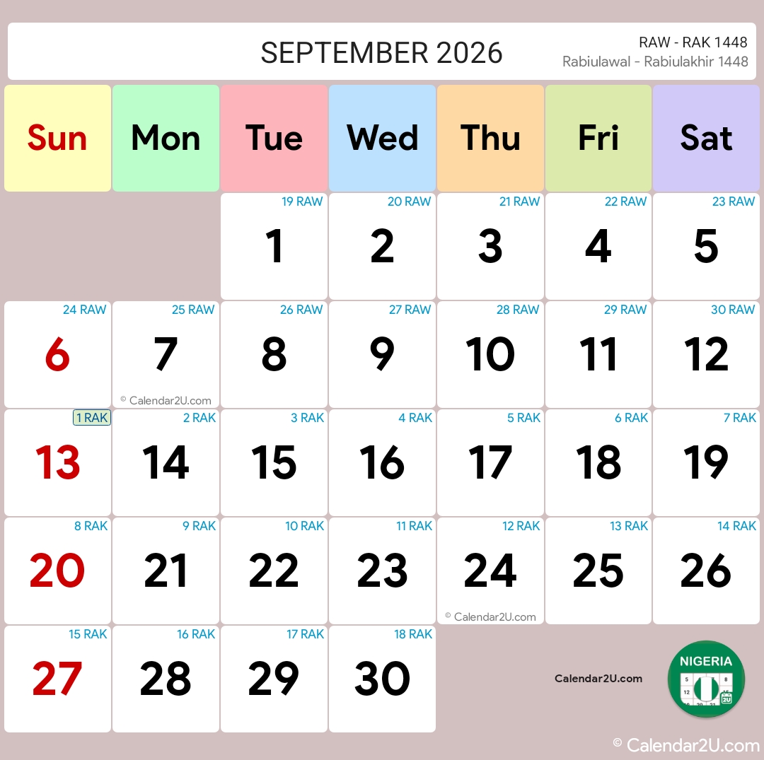 Calendar Image 2026 9