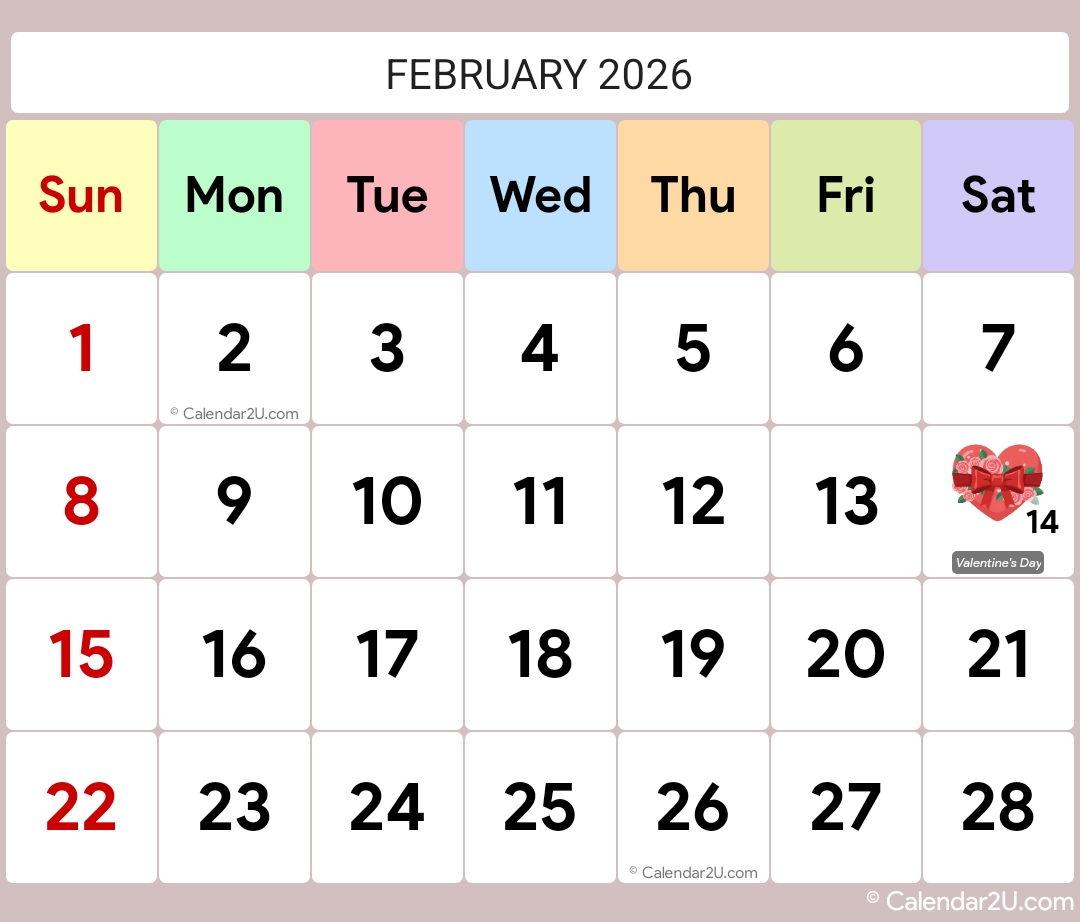 Calendar Image 2026 2