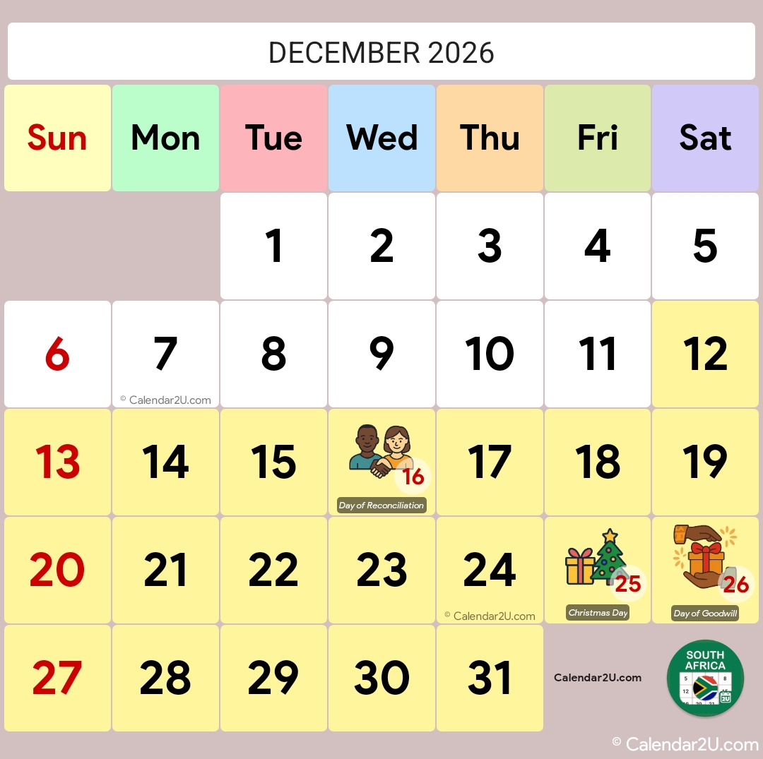 Calendar Image 2026 12