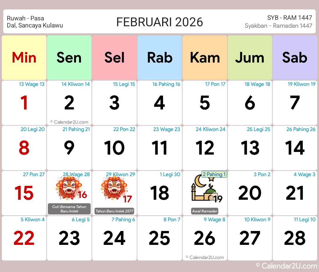 Calendar Image 2026 2