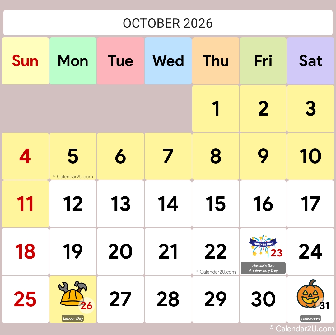 Calendar Image 2026 10