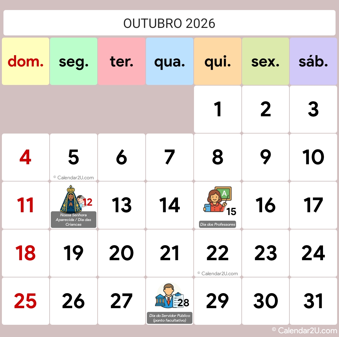 Calendar Image 2026 10