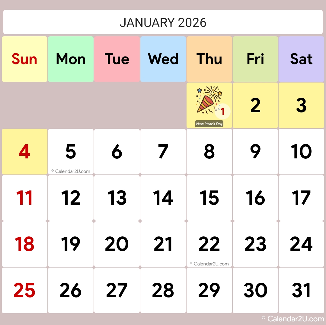 Calendar Image 2026 1