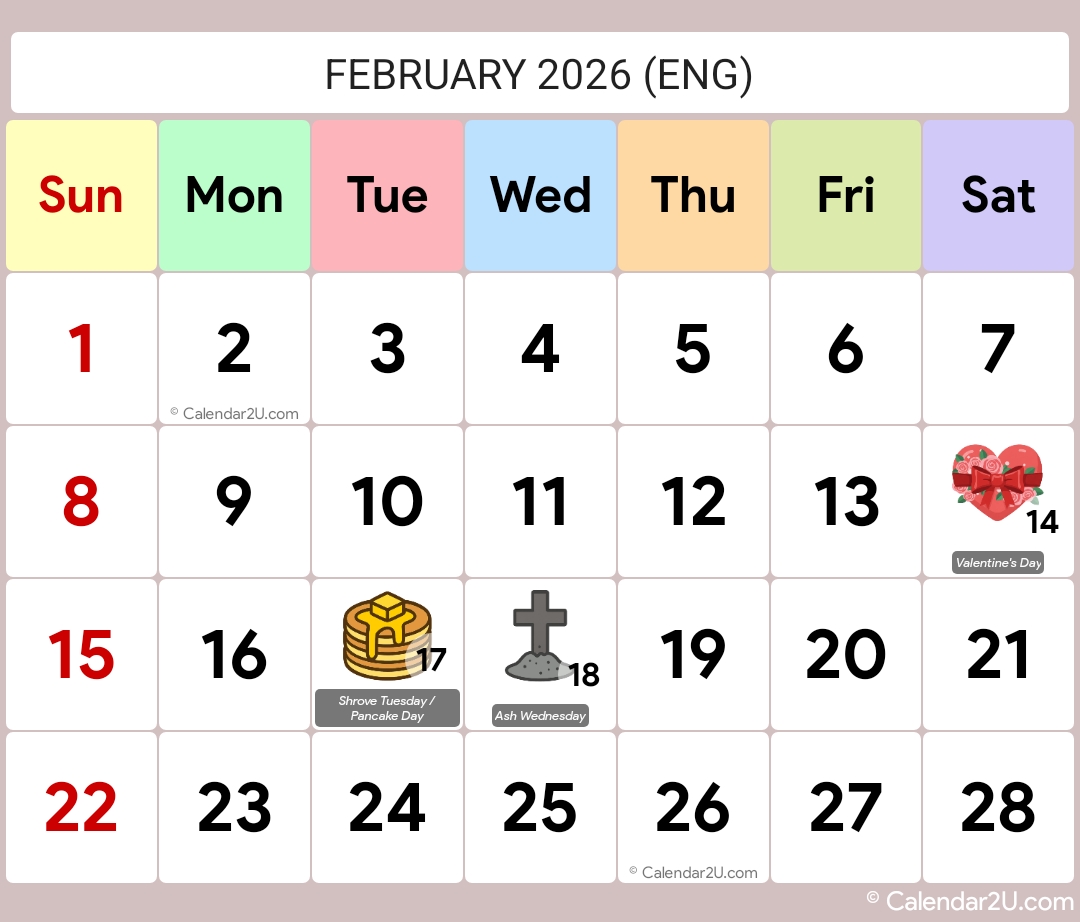 Calendar Image 2026 2