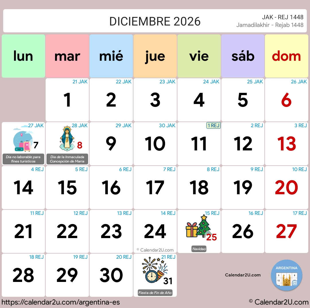 Calendar Image 2026 12